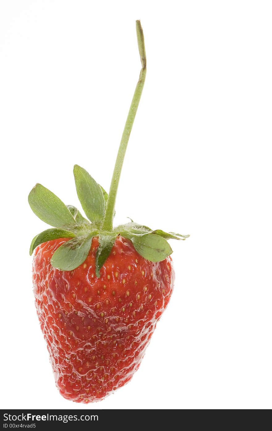 Delicious strawberry on white background