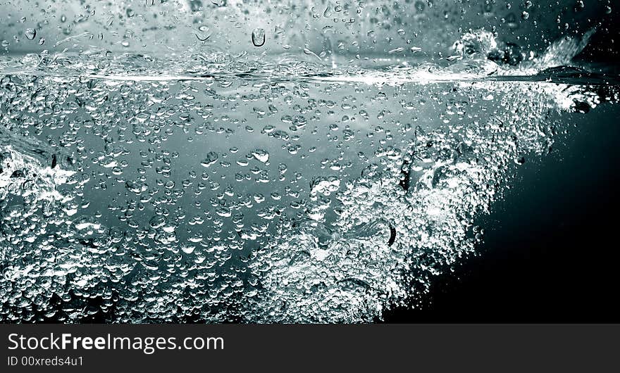 Water splash background