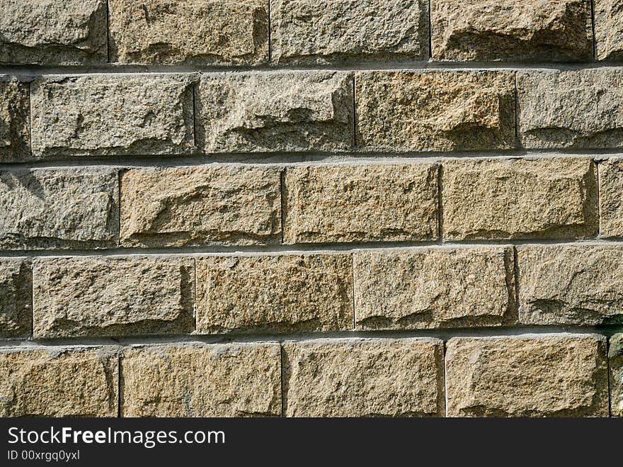 A shot of stone brick wall. A shot of stone brick wall