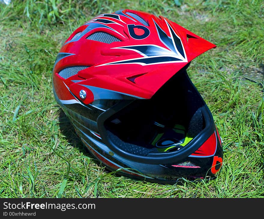 Fullface bike helmet