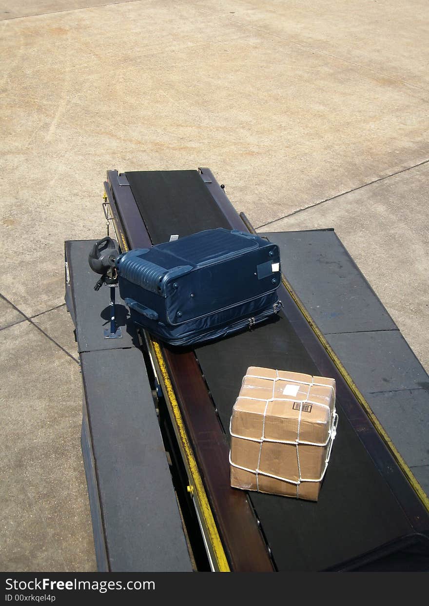 Delivery of Airplane Luggage