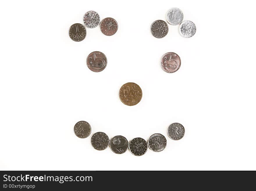 Smile of coins