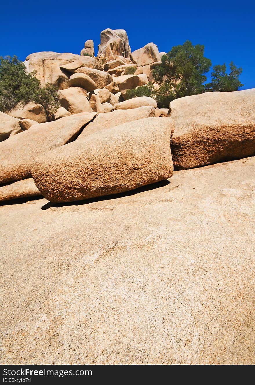 Rock formations, Joshua Tree National Park, USA