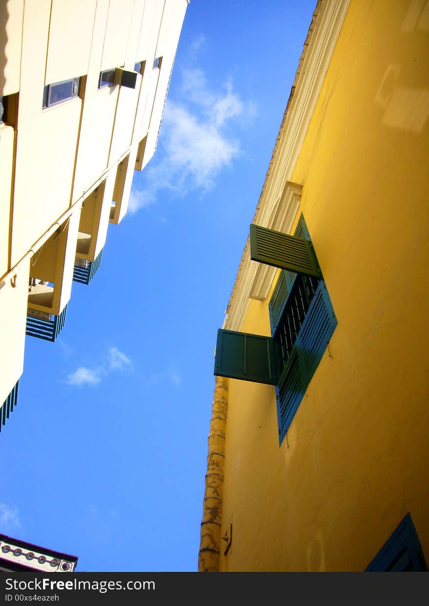 Window And Blue Sky