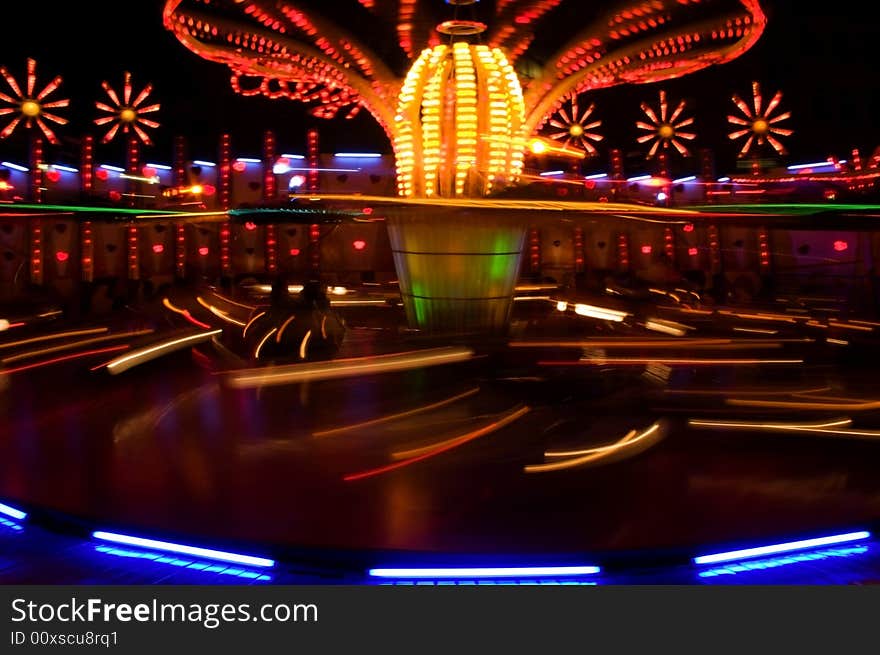 Carousel in the motion