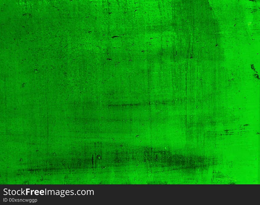 Green painted paper abstract image