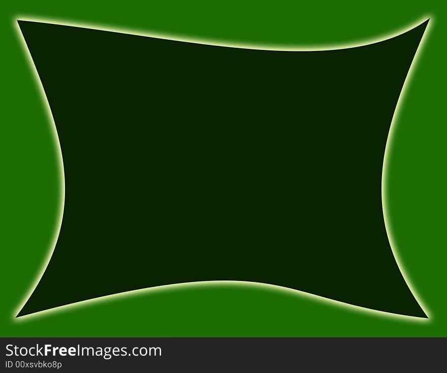 Green background or border abstract