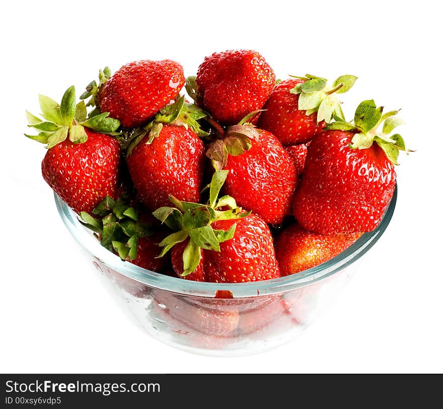 Red berries in a cup