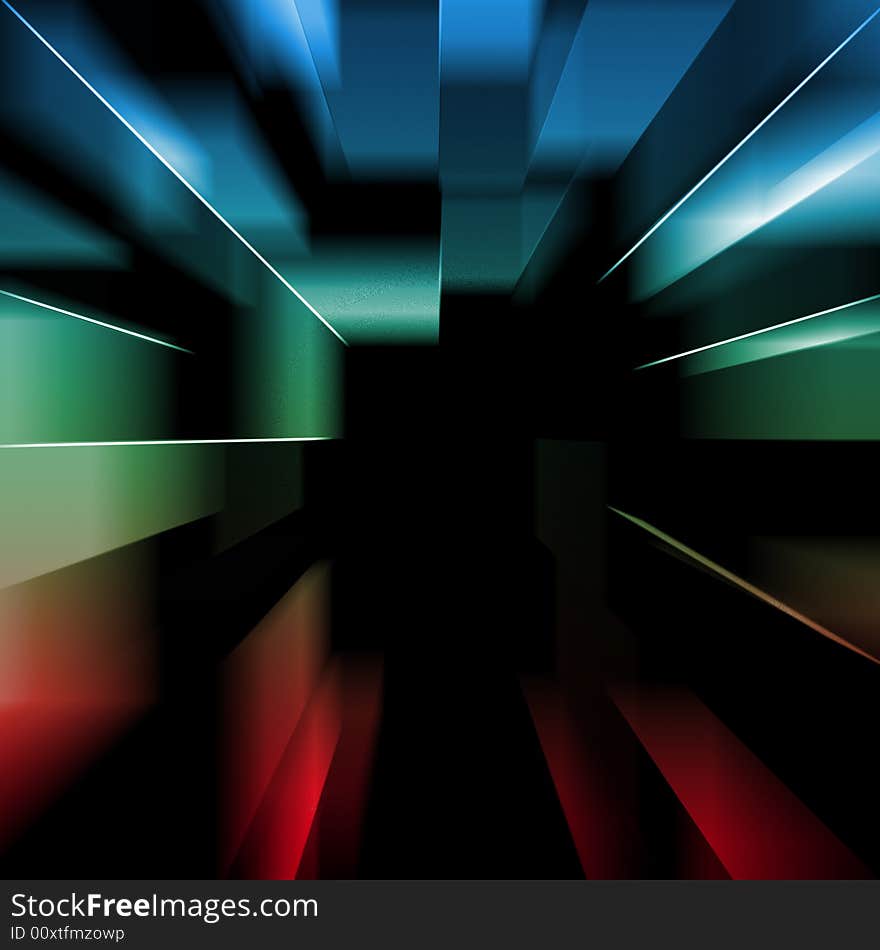 Abstract background with lines and shapes