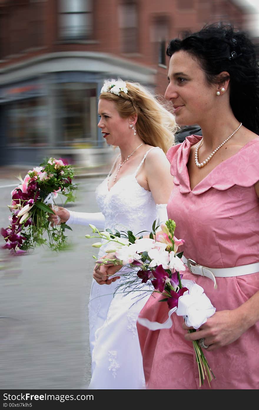 Running To The Wedding