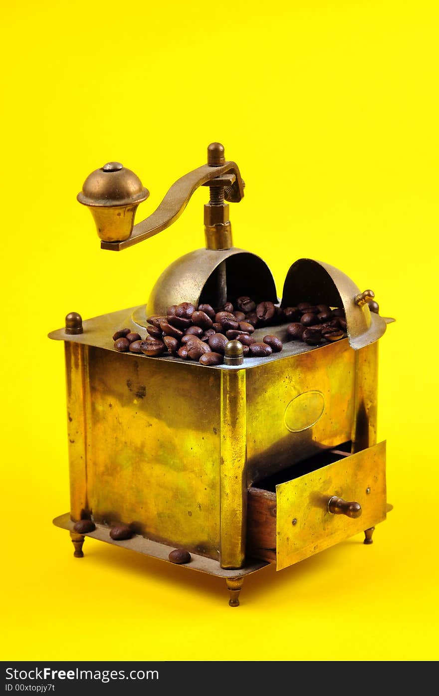 Antiquity coffee machine