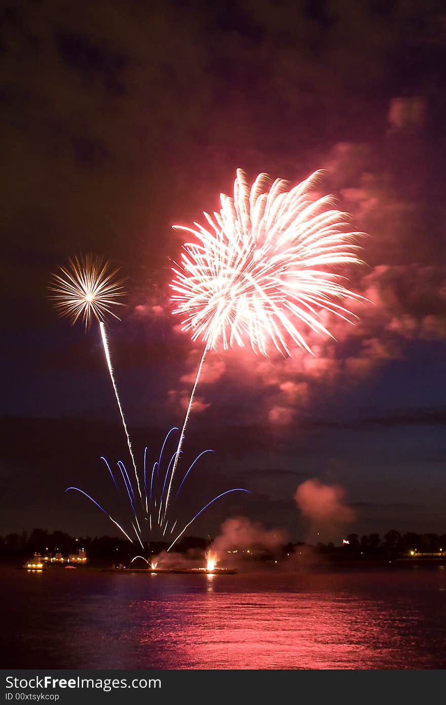 Fireworks On The River