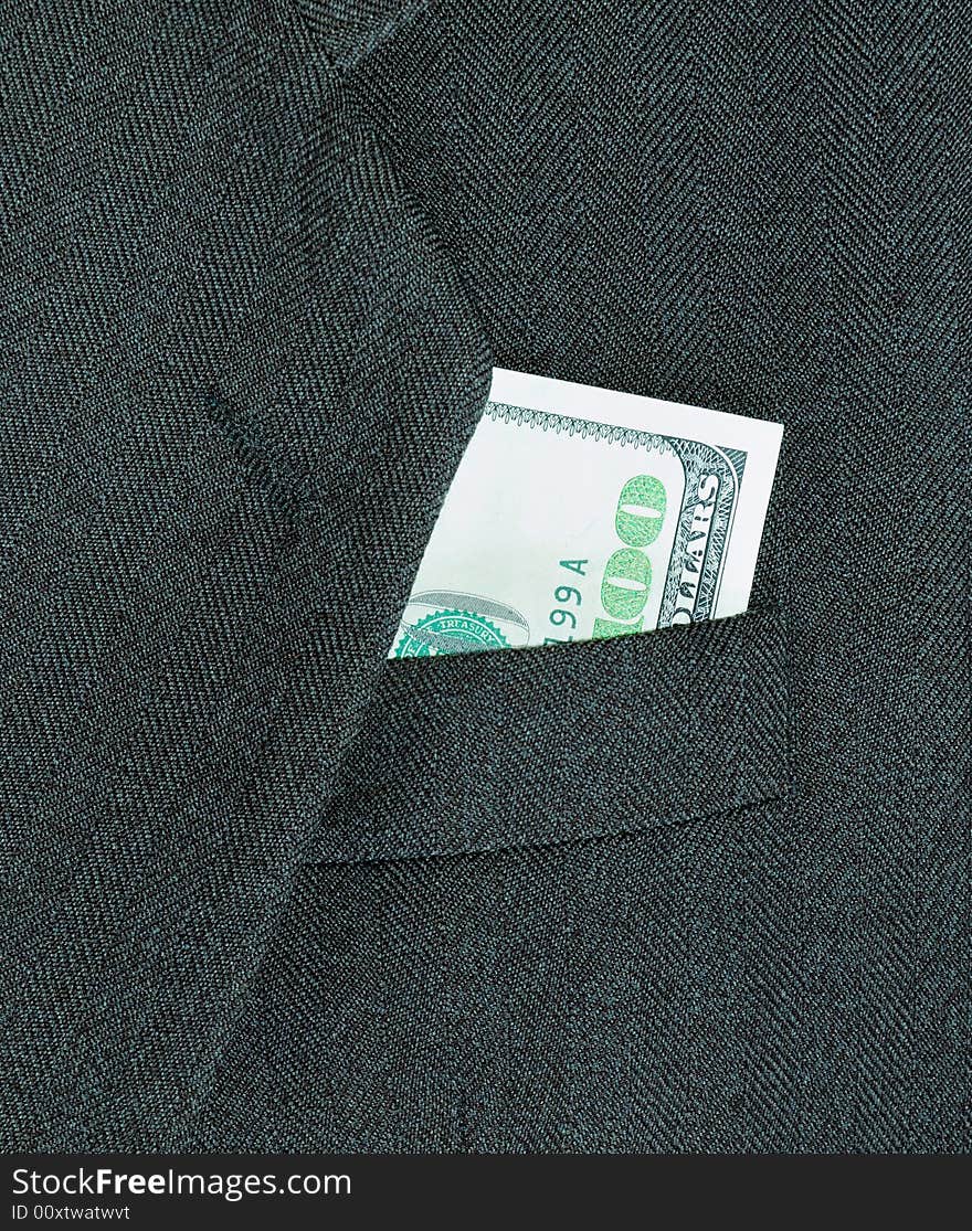 Coat and money