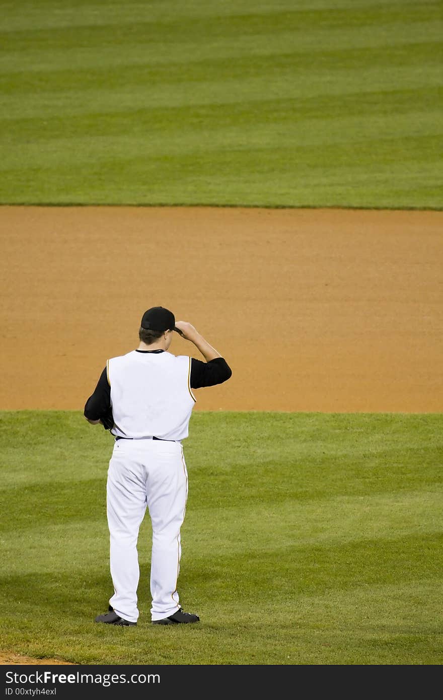 Pitcher in ballpark