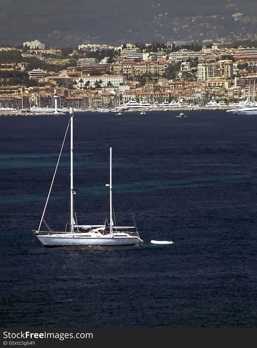 Sailboat And Coast