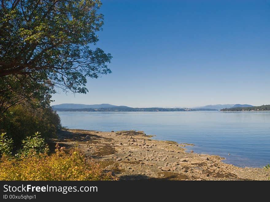 Beach on Vancouver Island, Canada. Beach on Vancouver Island, Canada