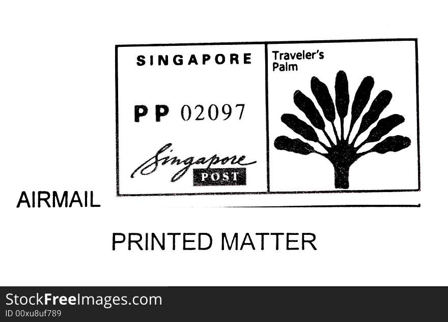 Singapore postage stamp