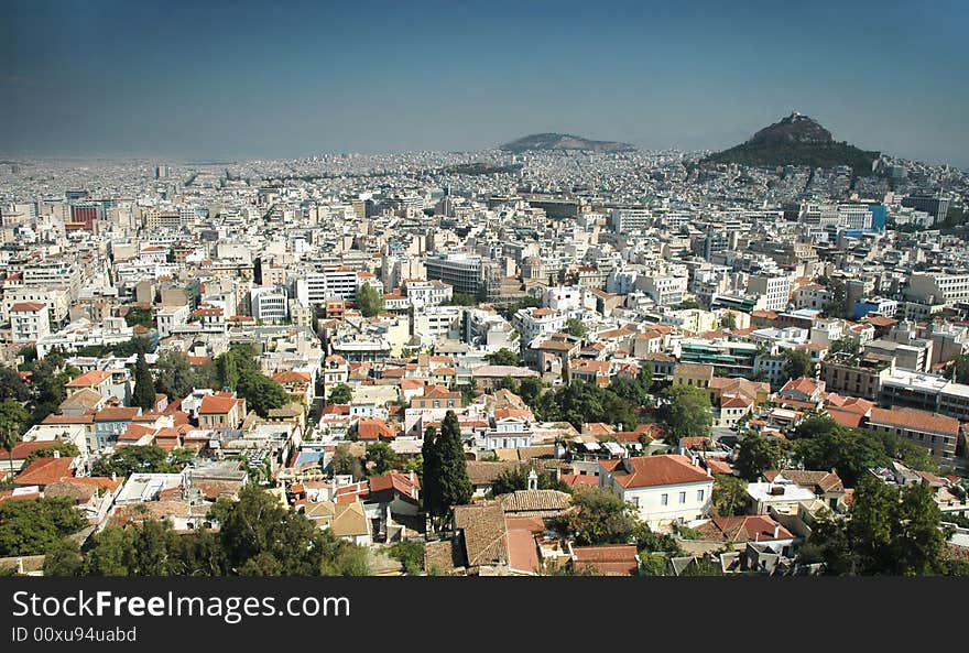 Athens - a view from Acropolis