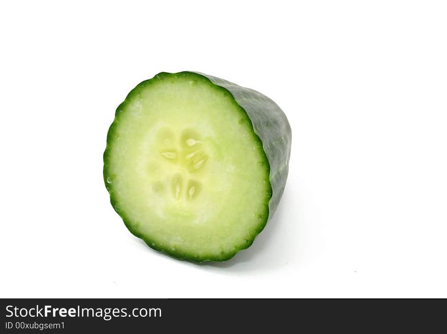 Cucumber isolated on white background