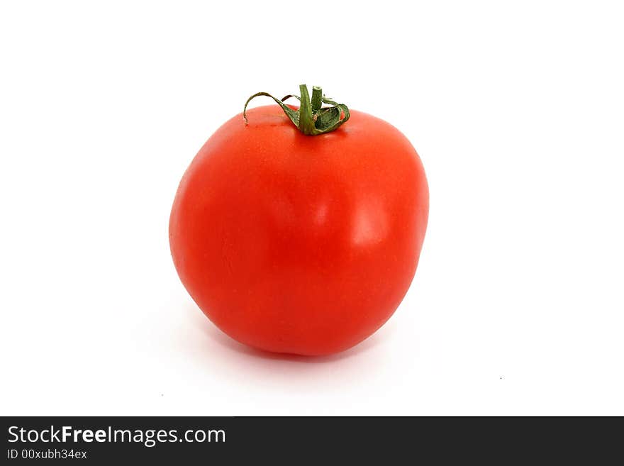 Tomato isolated on white background