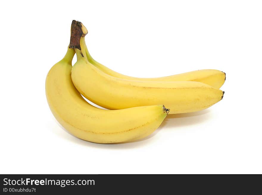 Bananas isolated on white background