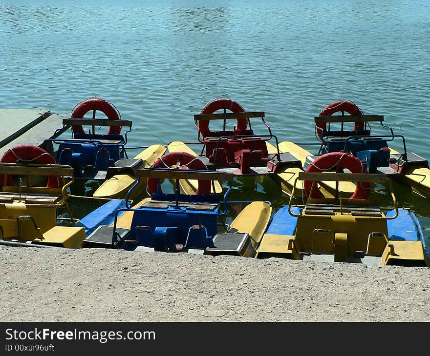 Three boats at the Coast