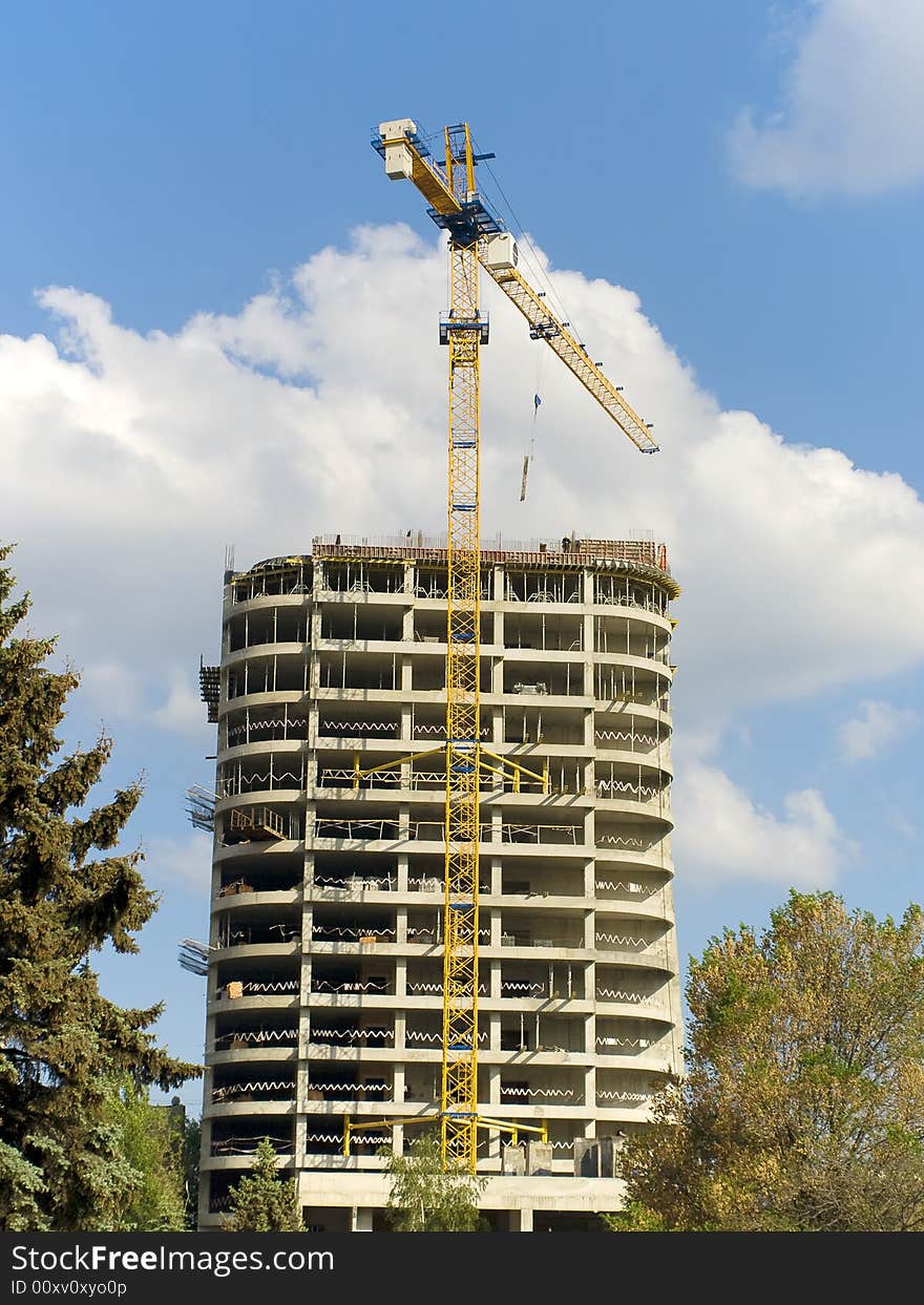 Building under construction