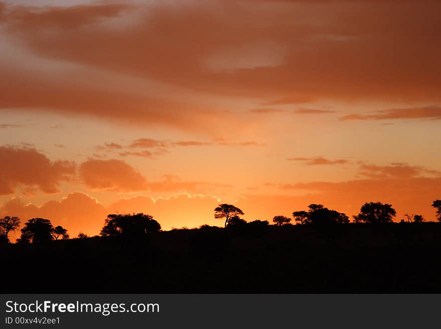 Kalahari sunset