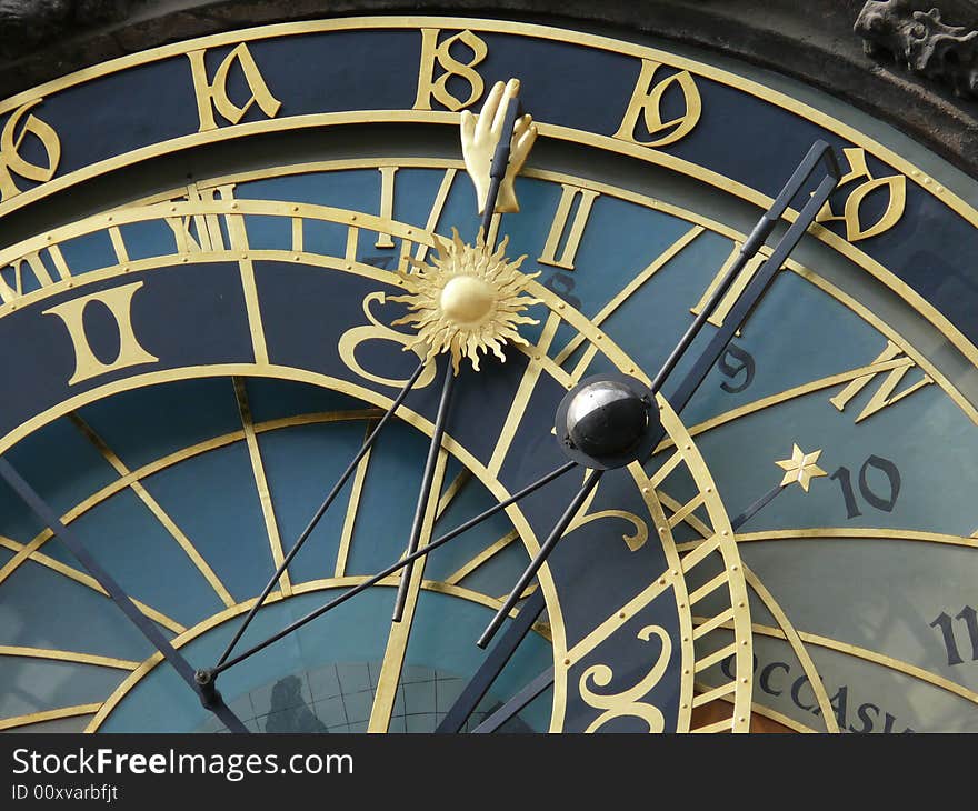 Astronomical clock. Prague. Czech Republic