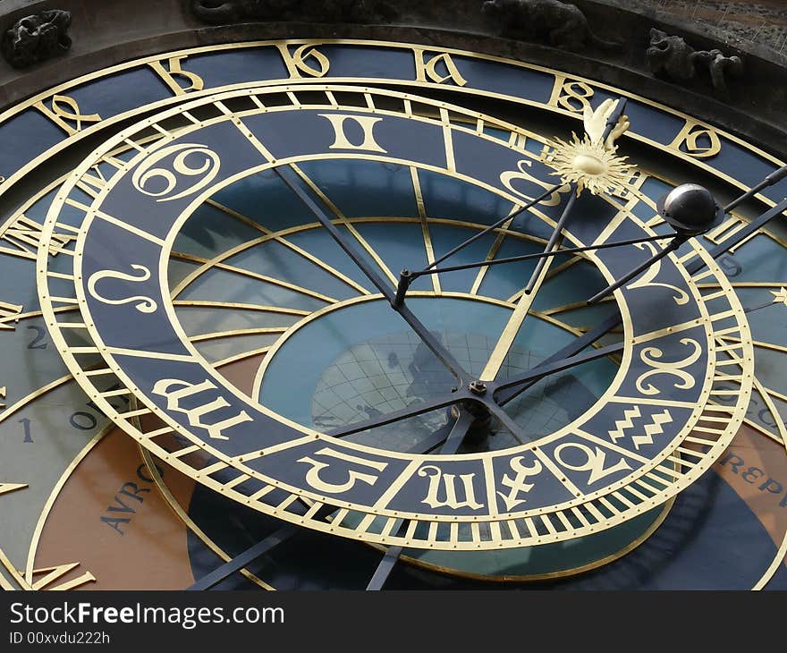 Astronomical clock. Prague. Czech Republic