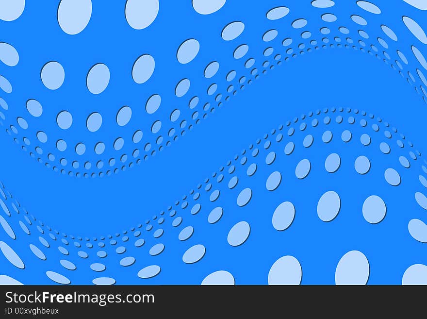 Vector illustration of abstract blue