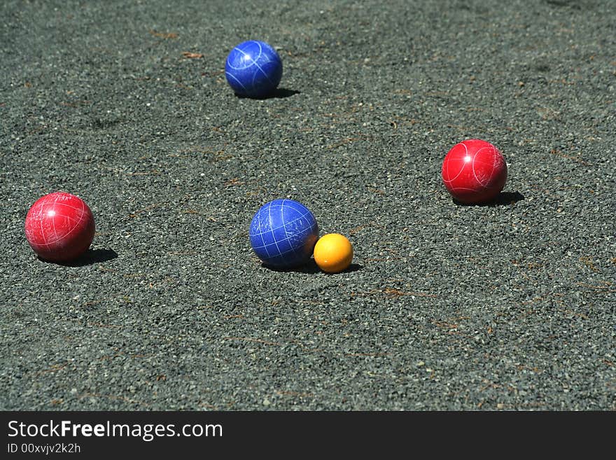 Blue Bocce Ball Scores