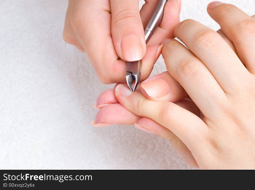 Nail Salon - Cuticle Cut