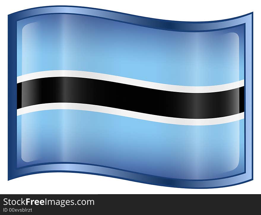 Botswana Flag icon