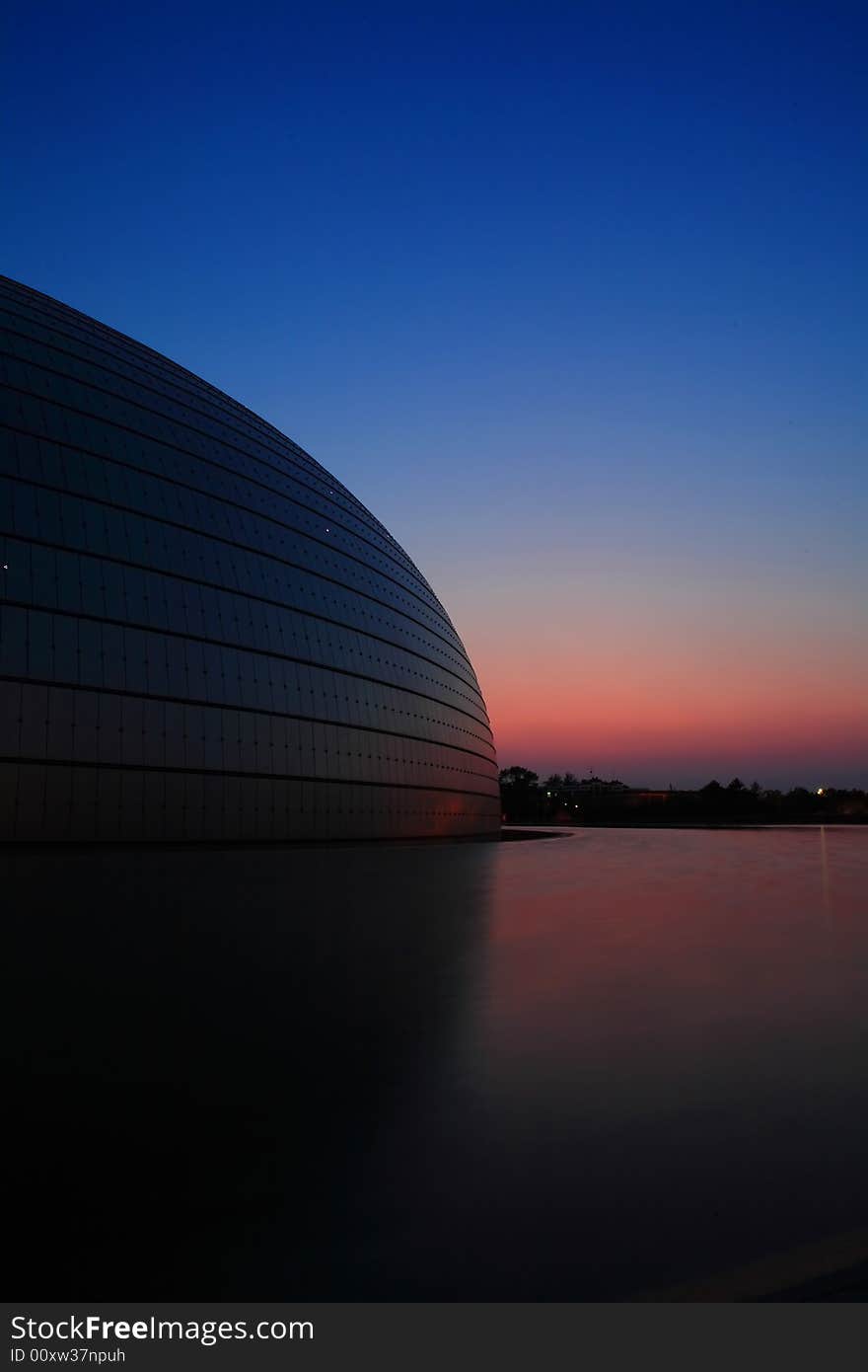 The National Grand Theater In Beijing