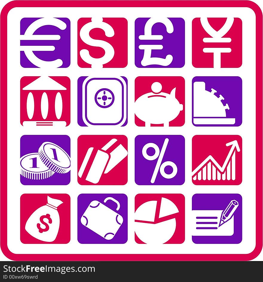 Money raster iconset. Vector version is available in my portfolio. Money raster iconset. Vector version is available in my portfolio