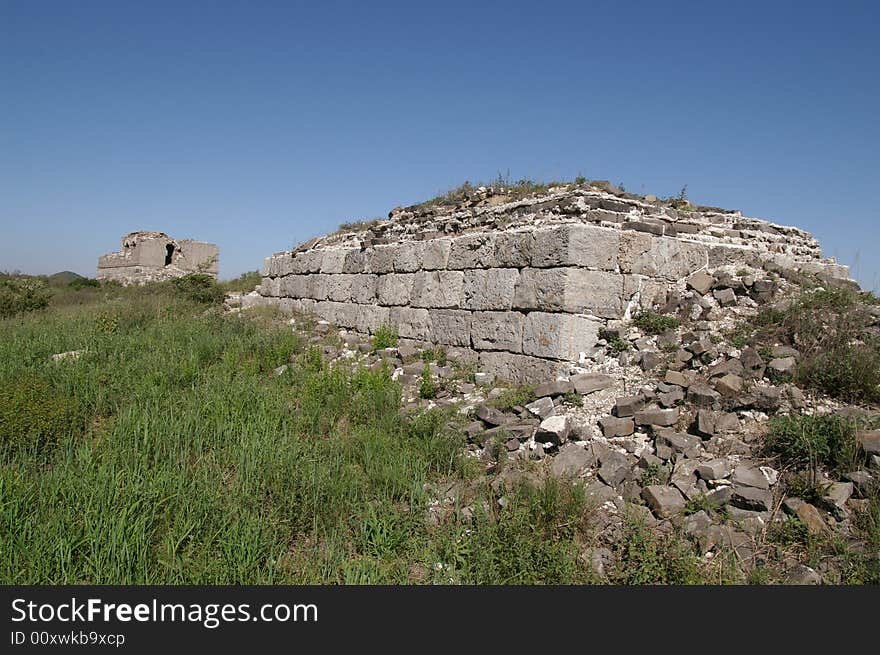 The Great Wall of China in Yanqing district,Beijing