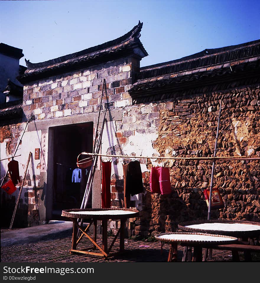 Longmen,an old village of Hangzhou countryside。