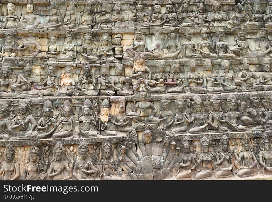 Cambodia Angkor leper king terrace