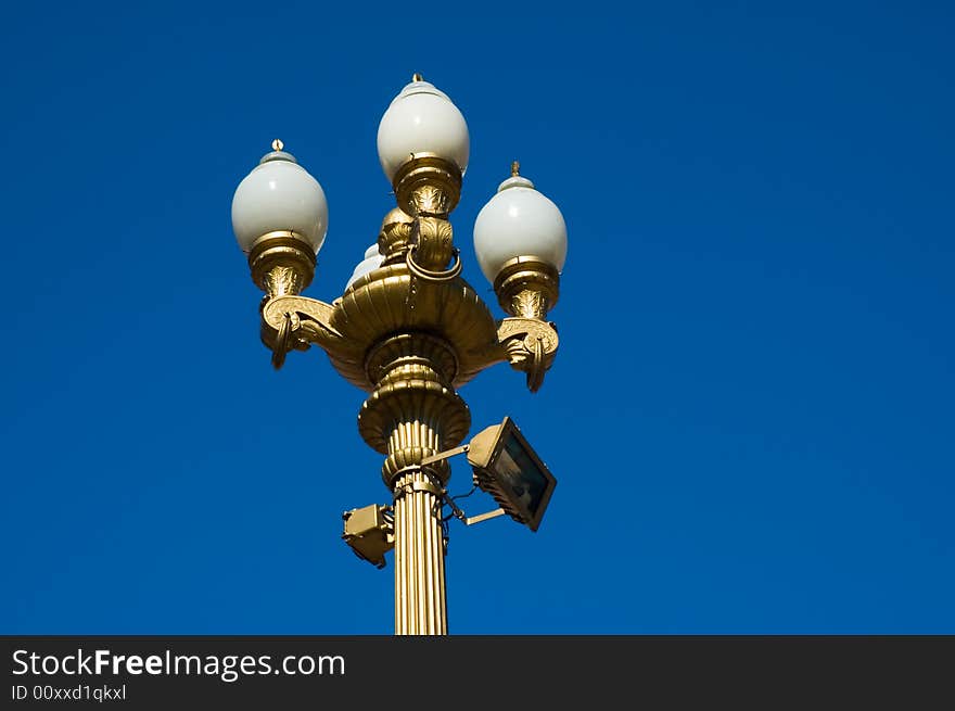 Street Light In Buenos Aires.