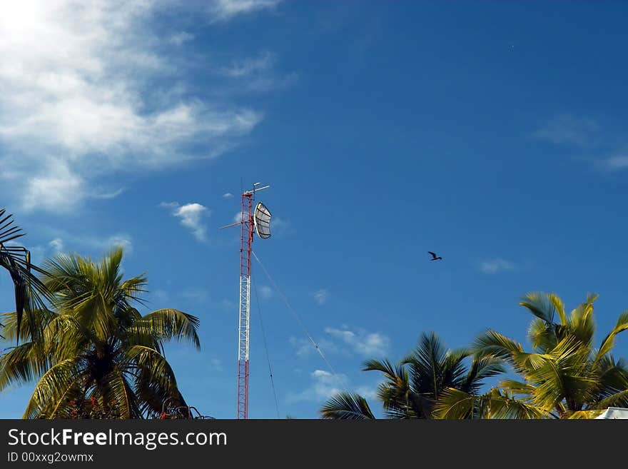 Antennes, link station for radar , radiocomunication, telecomunication. Antennes, link station for radar , radiocomunication, telecomunication