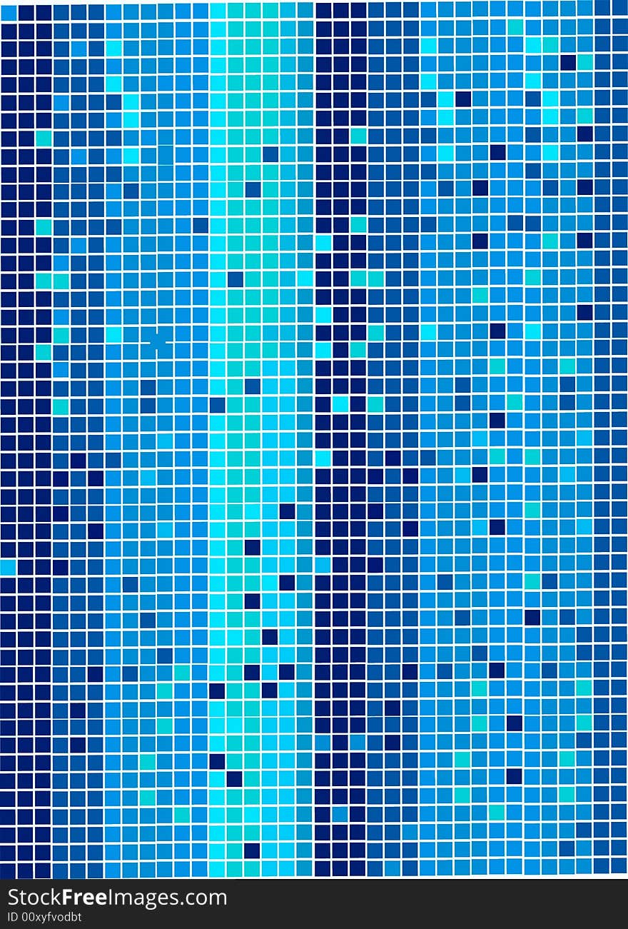 Blue pixel background