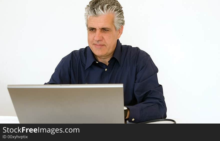 A doctor examinating a radiography of a patient. A doctor examinating a radiography of a patient