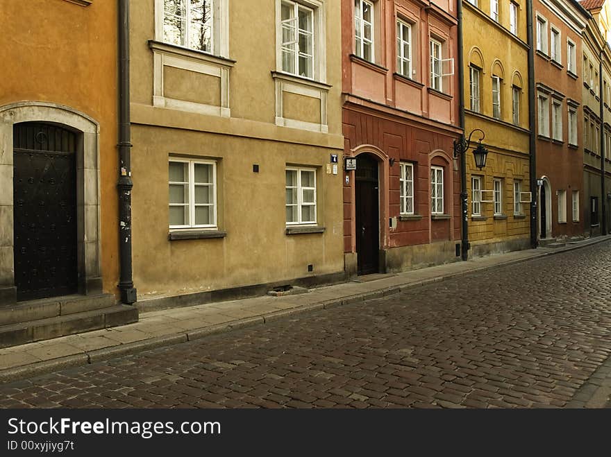 Cobble stone street