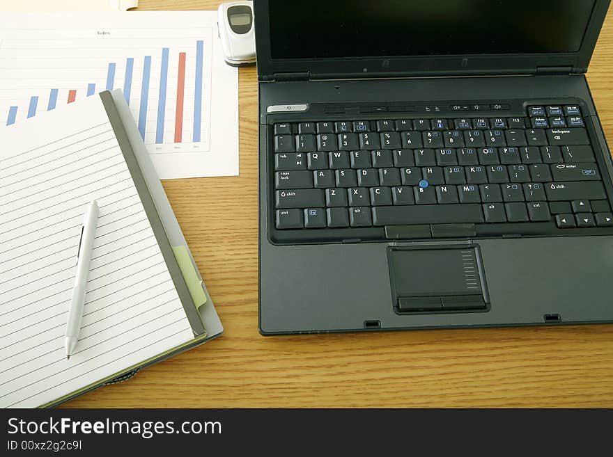 Laptop On Table