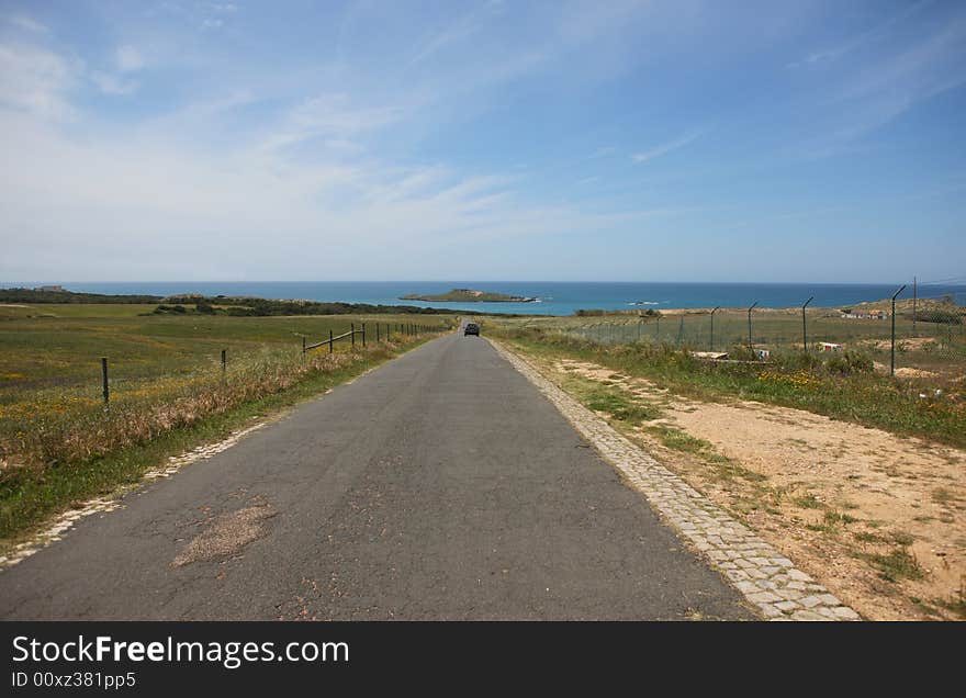 Road to ocean - porto covo isle