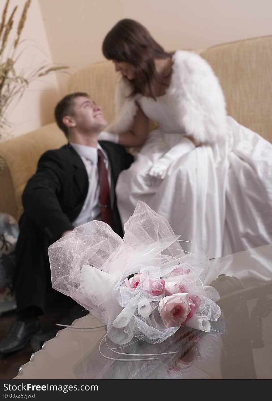 Young couple, enjoy each other, to be together