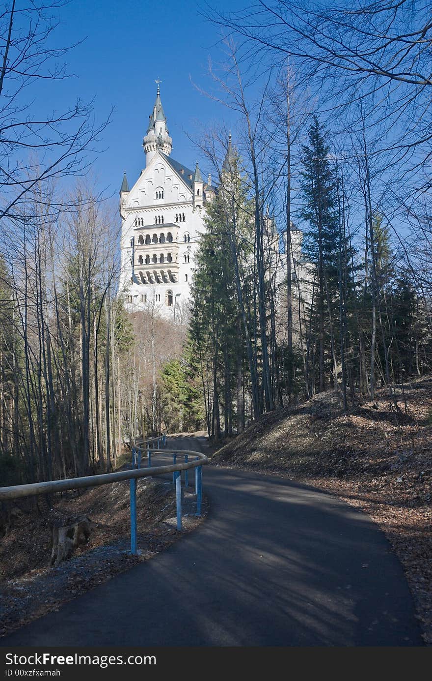 Famous castle Neuschwanstein. Bavaria, Germany.