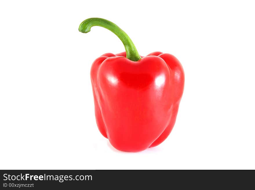 Red Pepper Isolated on white background