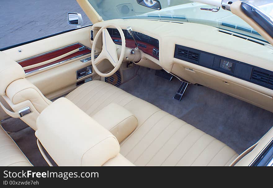 Cabriolet interior